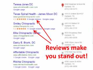 importance of reviews to rank in plano, tx
